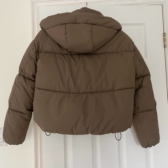 Zara Cropped Puffer Coat - Picture 3 of 4